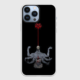 Чехол для iPhone 13 Pro Max с принтом ложный бог в Санкт-Петербурге,  |  | armed | false | god | hands | multi | scull | кровь | многорукий | руки | череп