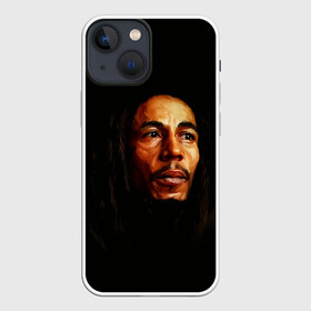 Чехол для iPhone 13 mini с принтом Bob Marley Art в Санкт-Петербурге,  |  | Тематика изображения на принте: bob marley | reggi | reggy | боб марли | исполнители | исполнитель | музыка | регги