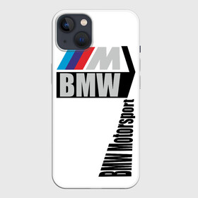 Чехол для iPhone 13 с принтом BMW  Motorsport в Санкт-Петербурге,  |  | bmw | автоспорт | бмв | логотипы | надписи | немецкая классика | немецкие машины