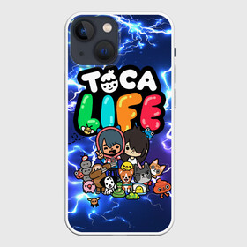 Чехол для iPhone 13 mini с принтом TOCA BOCA WORLD   МОЛНИИ   FLASH NEON в Санкт-Петербурге,  |  | digital toys | gamer | games | helicopter taxi | pets | toca boca | toca hair salon | toca kitchen | toca life | toca life city | toca life worl | toca tea party | video games | игры