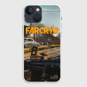 Чехол для iPhone 13 mini с принтом Far Cry 6 game art в Санкт-Петербурге,  |  | Тематика изображения на принте: art | cry | dani | far | farcry | game | rojas | shooter | ubisoft | арт | дани | куба | рохас | фаркрай | яра