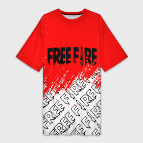 Платье-футболка 3D с принтом фри фаер  День Booyah, в Санкт-Петербурге,  |  | free fire | free fire battlegrounds | garena | garena free fire | гарена | игра | фри фаер | шутер
