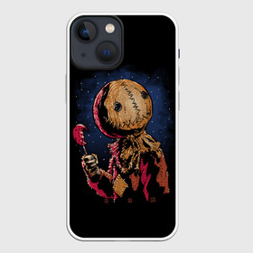 Чехол для iPhone 13 mini с принтом Живое Чучело (Halloween) в Санкт-Петербурге,  |  | halloween | horrors | monster | moon | night | pumpkin | scare | stars | живое | звезды | луна | монстр | ночь | тыква | ужастики | ужасы | хэллоуин | чучело
