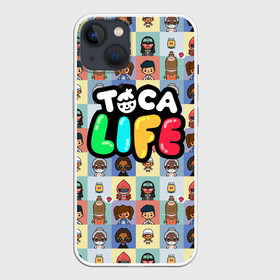 Чехол для iPhone 13 с принтом Toca Boca characters | Тока бока персонажи в Санкт-Петербурге,  |  | characters | toca boca | детская игра | игра | лого | логотип | персонажи | прикоснуться ко рту | тока бока