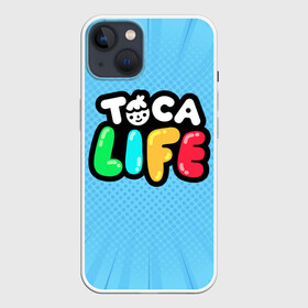 Чехол для iPhone 13 с принтом Toca Boca logo | Тока Бока логотип в Санкт-Петербурге,  |  | toca boca | детская игра | игра | лого | логотип | персонажи | прикоснуться ко рту | тока бока