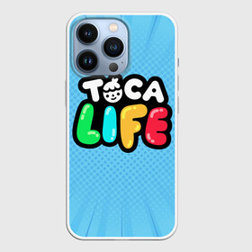 Чехол для iPhone 13 Pro с принтом Toca Boca logo | Тока Бока логотип в Санкт-Петербурге,  |  | toca boca | детская игра | игра | лого | логотип | персонажи | прикоснуться ко рту | тока бока