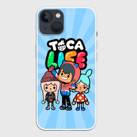 Чехол для iPhone 13 с принтом TOCA BOCA WORLD | ГЕРОИ ИГРЫ в Санкт-Петербурге,  |  | digital toys | gamer | games | helicopter taxi | pets | toca boca | toca hair salon | toca kitchen | toca life | toca life city | toca life worl | toca tea party | video games | игры