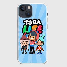 Чехол для iPhone 13 mini с принтом TOCA BOCA WORLD | ГЕРОИ ИГРЫ в Санкт-Петербурге,  |  | digital toys | gamer | games | helicopter taxi | pets | toca boca | toca hair salon | toca kitchen | toca life | toca life city | toca life worl | toca tea party | video games | игры