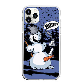 Чехол для iPhone 11 Pro Max матовый с принтом Снеговик на Хэллоуин в Санкт-Петербурге, Силикон |  | broom | bucket | carrot | fir forest | frightened hare | halloween | new year | night | scary | snow | snowman | ведро | еловый лес | испуганный заяц | метла | морковка | новый год | ночь | снег | снеговик | страшный | хэллоуин