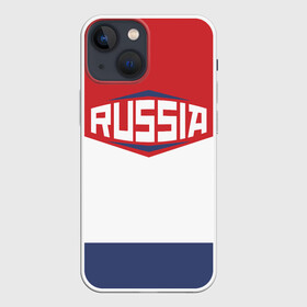 Чехол для iPhone 13 mini с принтом Russia в Санкт-Петербурге,  |  | background | russia | russian national team | россия | сборная россии | фон