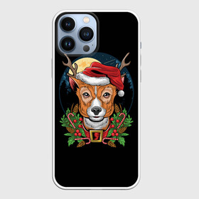 Чехол для iPhone 13 Pro Max с принтом Рождественский Оленёнок в Санкт-Петербурге,  |  | christmas | merry christmas | santa claus | дед мороз | ёлка | новогодние олени | новый год | оленёнок бэмби | оленёнок рудольф | с новым годом | сантаклаус | свитер с оленями | северный олень | снегурочка | снежинки