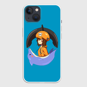 Чехол для iPhone 13 с принтом Мэй с дельфином в Санкт-Петербурге,  |  | game | games | ggs | guilty gear | guilty gear strive | гилти гир стрэйв | игра | игры