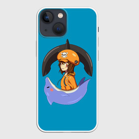 Чехол для iPhone 13 mini с принтом Мэй с дельфином в Санкт-Петербурге,  |  | game | games | ggs | guilty gear | guilty gear strive | гилти гир стрэйв | игра | игры