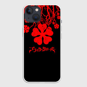 Чехол для iPhone 13 с принтом Дерево с Чёрный клевером. в Санкт-Петербурге,  |  | asta | black bull | black clover | bull | clover | аста | бык | клевер | чёрный бык | чёрный клевер