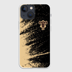 Чехол для iPhone 13 mini с принтом Black clover bull. в Санкт-Петербурге,  |  | asta | black bull | black clover | bull | clover | аста | бык | клевер | чёрный бык | чёрный клевер