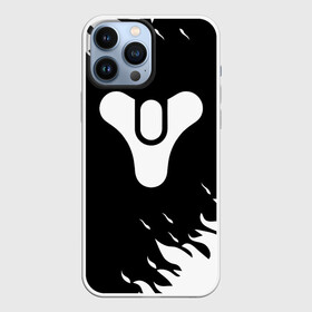 Чехол для iPhone 13 Pro Max с принтом DESTINY 2 LOGO WHITE FIRE в Санкт-Петербурге,  |  | bungie | cayde 6 | cyd6 | destiny | destiny 2 | forsaken | gambit | ghost | hunter | light | mara sov | titan | warlock | банги | варлок | габмит | дестини | дестини 2 | зур | кейд | кейд 6 | коро | мара сов | отвергнутые 