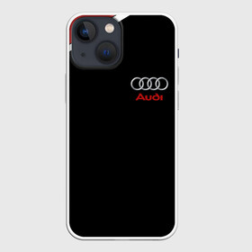 Чехол для iPhone 13 mini с принтом АУДИ ЛОГО | AUDI GEOMETRY RED STRIPES LINE в Санкт-Петербурге,  |  | audi | auto | rs | sport | авто | автомобиль | автомобильные | ауди | бренд | марка | машины | спорт