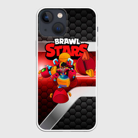 Чехол для iPhone 13 mini с принтом Meg Brawl Stars game в Санкт-Петербурге,  |  | Тематика изображения на принте: brawl | brawl stars | brawlstars | mec | meg | бравл | бравлстарс | мег | мек | мэг | мэк