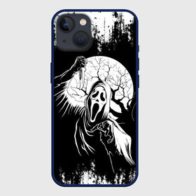 Чехол для iPhone 13 с принтом Крик Хэллоуин Хоррор | Scream Halloween в Санкт-Петербурге,  |  | film | grunge | halloween | moon | movie | scream | wood | ветки | гранж | дерево | кино | крик | луна | маска | ужастик | фильм | хеллоуин | хоррор | хэллоуин