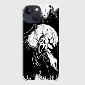 Чехол для iPhone 13 mini с принтом Крик Хэллоуин Хоррор | Scream Halloween в Санкт-Петербурге,  |  | film | grunge | halloween | moon | movie | scream | wood | ветки | гранж | дерево | кино | крик | луна | маска | ужастик | фильм | хеллоуин | хоррор | хэллоуин
