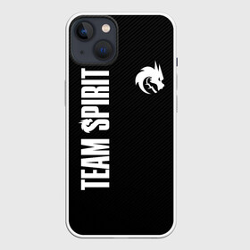 Чехол для iPhone 13 с принтом TEAM SPIRIT WHITE LOGO   ТИМ СПИРИТ в Санкт-Петербурге,  |  | collapse | cs go | cyber | cybersport | dota 2 | dragon | hearthstone | miposhka | mira | russia | spirit | spirited | team spirit | the international | torontotokyo | ts | yatoro | дракон | кибер | киберспорт | киберспортсмен | кс го | россия |