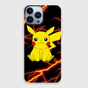 Чехол для iPhone 13 Pro Max с принтом PIKACHU PIKA PIKA РАЗРЯДЫ МОЛНИЙ в Санкт-Петербурге,  |  | animals | pika | pika pika | pikachu | pokemon | детектив пикачу | животные | звери | пика | пикачу | покемон