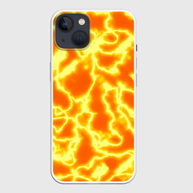 Чехол для iPhone 13 с принтом Огненная вспышка в Санкт-Петербурге,  |  | abstract | fire | flame | flash | gradient | lightning | neon | orange | абстракция | в огне | взрыв | вспышка | горящий | градиент | лава | молния | неоновый | огненные молнии | огонь | оранжевый принт | переливы | пламя | пожар