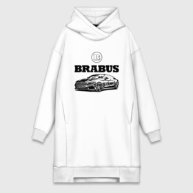 Платье-худи хлопок с принтом Brabus   лучшая тачка на планете в Санкт-Петербурге,  |  | brabus | mercedes | power | prestige | автомобиль | брабус | германия | мерседес | мощь | престиж | тюнинг