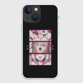 Чехол для iPhone 13 mini с принтом Ahegao девушка в Санкт-Петербурге,  |  | ahegao | ахегао | девушка | розовый