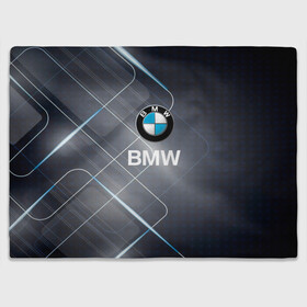 Плед 3D с принтом [BMW] Logo в Санкт-Петербурге, 100% полиэстер | закругленные углы, все края обработаны. Ткань не мнется и не растягивается | bmw | bmw performance | m | motorsport | performance | бмв | моторспорт