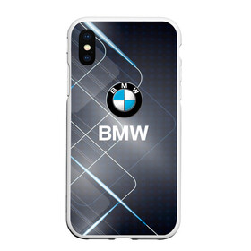 Чехол для iPhone XS Max матовый с принтом [BMW] Logo в Санкт-Петербурге, Силикон | Область печати: задняя сторона чехла, без боковых панелей | bmw | bmw performance | m | motorsport | performance | бмв | моторспорт