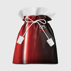 Подарочный 3D мешок с принтом [Toyota] В полоску в Санкт-Петербурге, 100% полиэстер | Размер: 29*39 см | Тематика изображения на принте: auto | sport | toyota | авто | автомобиль | бренд | спорт | тойота