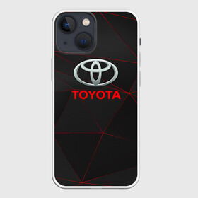 Чехол для iPhone 13 mini с принтом [Toyota] Тонкие линии неона в Санкт-Петербурге,  |  | auto | sport | toyota | авто | автомобиль | бренд | спорт | тойота