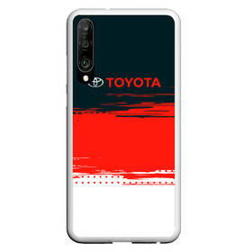 Чехол для Honor P30 с принтом [Toyota] Texture в Санкт-Петербурге, Силикон | Область печати: задняя сторона чехла, без боковых панелей | auto | sport | texture | toyota | авто | автомобиль | бренд | спорт | текстура | тойота