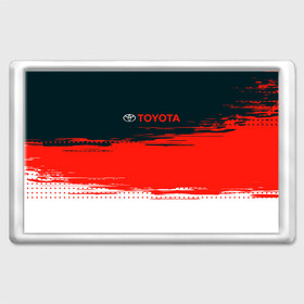 Магнит 45*70 с принтом [Toyota] Texture в Санкт-Петербурге, Пластик | Размер: 78*52 мм; Размер печати: 70*45 | Тематика изображения на принте: auto | sport | texture | toyota | авто | автомобиль | бренд | спорт | текстура | тойота