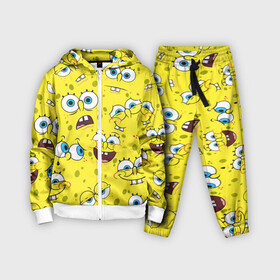 Детский костюм 3D с принтом Губка Боб   SpongeBob pattern в Санкт-Петербурге,  |  | Тематика изображения на принте: sponge bob | spongebob | губка боб | квадратные штаны | сквэр пэнтс | спанч боб