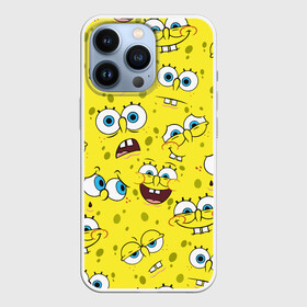 Чехол для iPhone 13 Pro с принтом Губка Боб   SpongeBob pattern в Санкт-Петербурге,  |  | sponge bob | spongebob | губка боб | квадратные штаны | сквэр пэнтс | спанч боб