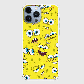 Чехол для iPhone 13 Pro Max с принтом Губка Боб   SpongeBob pattern в Санкт-Петербурге,  |  | sponge bob | spongebob | губка боб | квадратные штаны | сквэр пэнтс | спанч боб