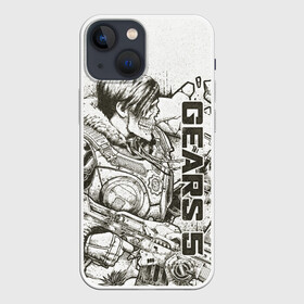 Чехол для iPhone 13 mini с принтом Gears 5 (Gears of War)  Кейт Диаз в Санкт-Петербурге,  |  | gears 5 | gears of war | винтовка лансер | игры | кейт диаз | череп | шестнрёнка