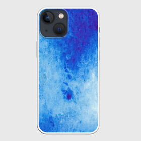 Чехол для iPhone 13 mini с принтом Заморозки в Санкт-Петербурге,  |  | акварель | арт | заморозки | краски | лёд | мазки | мазки красок | рисунок | рисунок акварелью | рисунок красками