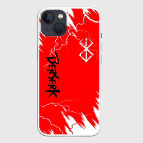 Чехол для iPhone 13 с принтом BERSERK | logo в Санкт-Петербурге,  |  | berserk | kentaro miura | аниме | берсерк | берсерк аниме | гатс | гриффит | золотой век | каска | кентаро миура | кэнтаро миура | манга | манга берсерк