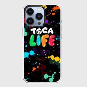 Чехол для iPhone 13 Pro с принтом TOCA BOCA RAINBOW PAINTS | ТОКА БОКА РАДУЖНЫЕ КРАСКИ в Санкт-Петербурге,  |  | colors | digital toys | gamer | games | helicopter taxi | paints | pets | rainbow | toca boca | toca hair salon | toca kitchen | toca life | toca life city | toca life worl | toca tea party | video games | брызги | игры | краски | радуга