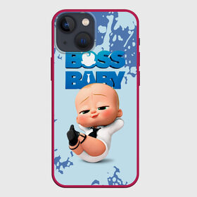 Чехол для iPhone 13 mini с принтом Boss Baby   Босс Молокосос в Санкт-Петербурге,  |  | baby | big boss | big boss baby | boss baby | cartoon | children | kids | the boss baby | большой босс | босс молокосос | детские | малыш | молокосос | мультик | ребенок