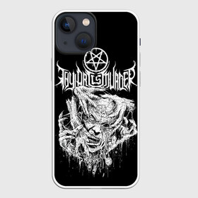Чехол для iPhone 13 mini с принтом Thy Art Is Murder   Hate в Санкт-Петербурге,  |  | death metal | deathcore | hate | human target | thy art is murder | группы | дэткор | метал | музыка | рок