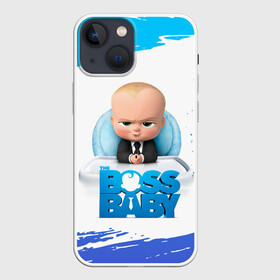 Чехол для iPhone 13 mini с принтом The Boss Baby (Босс Молокосос) в Санкт-Петербурге,  |  | boss baby | cartoon | the boss baby | босс молокосос | малой | мелкий | молокосос | мултик | мульт | мультфильм | пёсико
