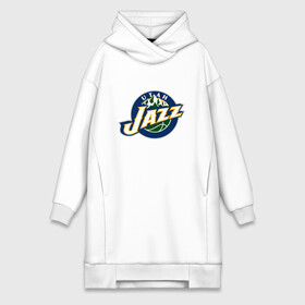 Платье-худи хлопок с принтом Юта Джаз в Санкт-Петербурге,  |  | jazz | nba | utah | utah jazz | баскетбол | джаз | джазз | джас | нба | юта | юта джаз