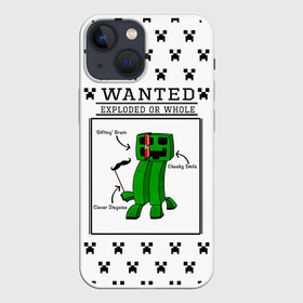 Чехол для iPhone 13 mini с принтом Внутреннее строение Крипера | Minecraft в Санкт-Петербурге,  |  | craft | creep | creeper | keeper | mine | minecraft | бесшумный мобкамикадзе | блоки | добывать | зелёное четырёхногое существо | зелёный | компьютерная игра | крафт | крипер | кубики | майн | майнкрафт | манкрафт