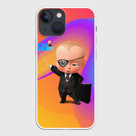 Чехол для iPhone 13 mini с принтом Босс молокосос с указкой в Санкт-Петербурге,  |  | baby | boss | boss baby | босс | босс молокосос | маленький босс | малыш | мальчик | молокосос | ребенок