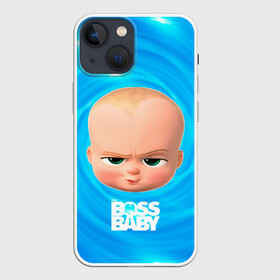 Чехол для iPhone 13 mini с принтом Голова Босса молокососа в Санкт-Петербурге,  |  | baby | boss | boss baby | босс | босс молокосос | маленький босс | малыш | мальчик | молокосос | ребенок
