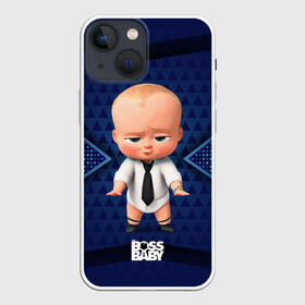 Чехол для iPhone 13 mini с принтом Стильный босс молокосос в Санкт-Петербурге,  |  | baby | boss | boss baby | босс | босс молокосос | маленький босс | малыш | мальчик | молокосос | ребенок